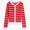 Gestreifter Strickcardigan für Kinder