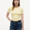 Gestreiftes Favorite T-Shirt mit Rundhalsausschnitt Gestreiftes Favorite T-Shirt mit Rundhalsausschnitt