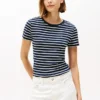 Gestreiftes Favorite T-Shirt mit Rundhalsausschnitt Gestreiftes Favorite T-Shirt mit Rundhalsausschnitt