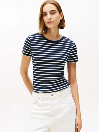 Gestreiftes Favorite T-Shirt mit Rundhalsausschnitt