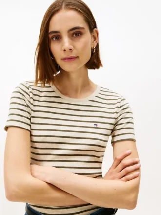 Gestreiftes Favorite T-Shirt mit Rundhalsausschnitt