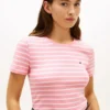 Gestreiftes Favorite T-Shirt mit Rundhalsausschnitt Gestreiftes Favorite T-Shirt mit Rundhalsausschnitt