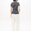 Gestreiftes Favorite T-Shirt mit Rundhalsausschnitt Gestreiftes Favorite T-Shirt mit Rundhalsausschnitt