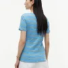 Gestreiftes „Favorite“-T-Shirt mit V-Ausschnitt Gestreiftes „Favorite“-T-Shirt mit V-Ausschnitt