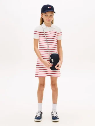 Gestreiftes Polo-Kleid für Kinder Gestreiftes Polo-Kleid für Kinder