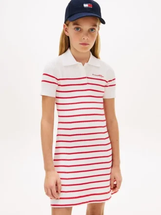 Gestreiftes Polo-Kleid für Kinder Gestreiftes Polo-Kleid für Kinder