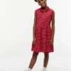 Gestreiftes, ärmelloses Polo-Kleid für Kinder