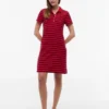 Gestreiftes Stretch-Piqué-Polokleid Gestreiftes Stretch-Piqué-Polokleid