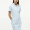 Gestreiftes Stretch-Piqué-Polokleid Gestreiftes Stretch-Piqué-Polokleid