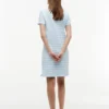 Gestreiftes Stretch-Piqué-Polokleid Gestreiftes Stretch-Piqué-Polokleid