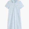 Gestreiftes Stretch-Piqué-Polokleid Gestreiftes Stretch-Piqué-Polokleid