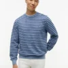 Gestreiftes Sweatshirt mit Rundhalsausschnitt Gestreiftes Sweatshirt mit Rundhalsausschnitt