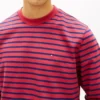 Gestreiftes Sweatshirt mit Rundhalsausschnitt Gestreiftes Sweatshirt mit Rundhalsausschnitt