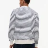 Gestreiftes Sweatshirt mit Rundhalsausschnitt Gestreiftes Sweatshirt mit Rundhalsausschnitt