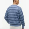 Gestreiftes Sweatshirt mit Rundhalsausschnitt Gestreiftes Sweatshirt mit Rundhalsausschnitt