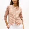 Gestreiftes T-Shirt aus Baumwoll-Interlock