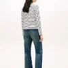 Gestreiftes T-Shirt aus Baumwoll-Interlock