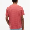 Gestreiftes T-Shirt mit Tasche Gestreiftes T-Shirt mit Tasche