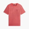 Gestreiftes T-Shirt mit Tasche Gestreiftes T-Shirt mit Tasche