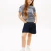 Gestreiftes T-Shirt mit Tasche für Kinder Gestreiftes T-Shirt mit Tasche für Kinder
