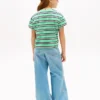 Gestreiftes T-Shirt mit Tasche für Kinder Gestreiftes T-Shirt mit Tasche für Kinder