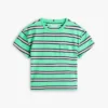 Gestreiftes T-Shirt mit Tasche für Kinder Gestreiftes T-Shirt mit Tasche für Kinder
