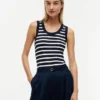 Gestreiftes Tanktop aus Rippstrick