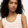 Gestreiftes Tanktop aus Rippstrick