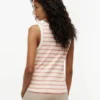 Gestreiftes Tanktop aus Rippstrick