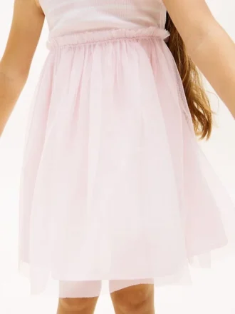 Gestreiftes Tüll-Kombikleid für Kinder
