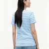 Gestreiftes V-Ausschnitt-T-Shirt „Favorite“ Gestreiftes V-Ausschnitt-T-Shirt „Favorite“