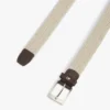 Gewebter elastischer Gürtel mit quadratischer Schnalle Gewebter elastischer Gürtel mit quadratischer Schnalle