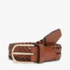 Gewebter Ledergürtel Gewebter Ledergürtel