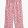 Gingham-Hose aus Leinenmischung Gingham-Hose aus Leinenmischung