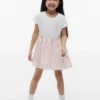 Gingham-Seersucker-Kombikleid für Kinder
