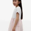 Gingham-Seersucker-Kombikleid für Kinder