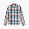 Hemd aus Madras-Leinenmischung in Regular Fit Hemd aus Madras-Leinenmischung in Regular Fit