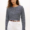 Henley-Shirt aus Baumwoll-Interlock mit lockerer Passform Henley-Shirt aus Baumwoll-Interlock mit lockerer Passform