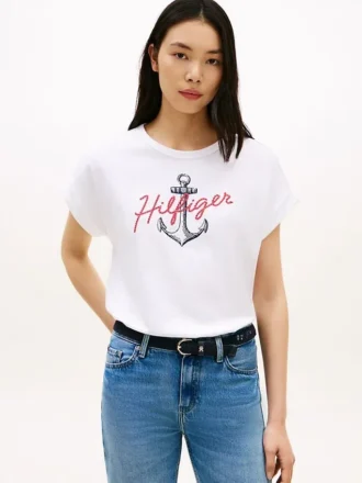 Hilfiger Anchor Logo Dolman T-Shirt