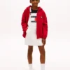 Hilfiger Badge Denim-Latzkleid für Kinder