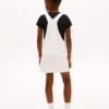 Hilfiger Badge Denim-Latzkleid für Kinder