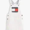 Hilfiger Badge Denim-Latzkleid für Kinder