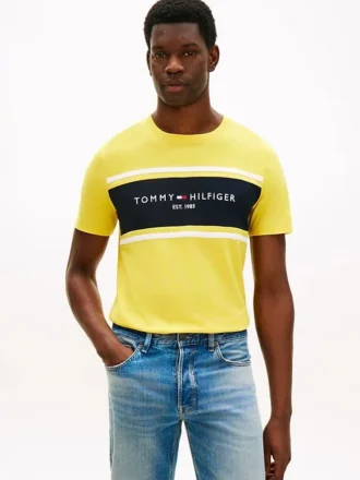 Hilfiger Block Stripe Logo T-Shirt