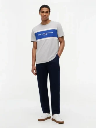 Hilfiger Block Stripe Logo T-Shirt