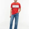 Hilfiger Block Stripe Logo T-Shirt Hilfiger Block Stripe Logo T-Shirt