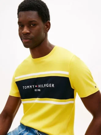 Hilfiger Block Stripe Logo T-Shirt