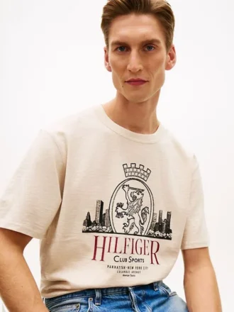 Hilfiger Crest Graphic Slub T-Shirt