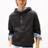 Hilfiger Crest Logo Hoodie in Melange Hilfiger Crest Logo Hoodie in Melange