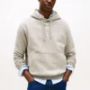 Hilfiger Crest Logo Hoodie in Melange Hilfiger Crest Logo Hoodie in Melange