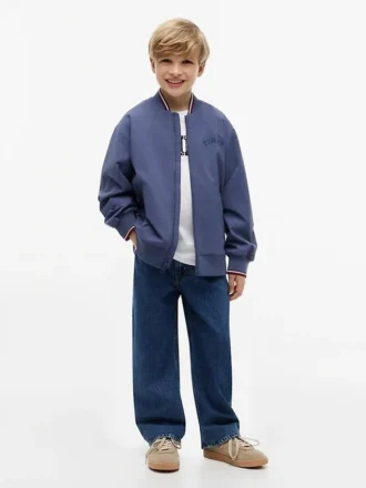 Hilfiger Logo-Bomberjacke für Kinder